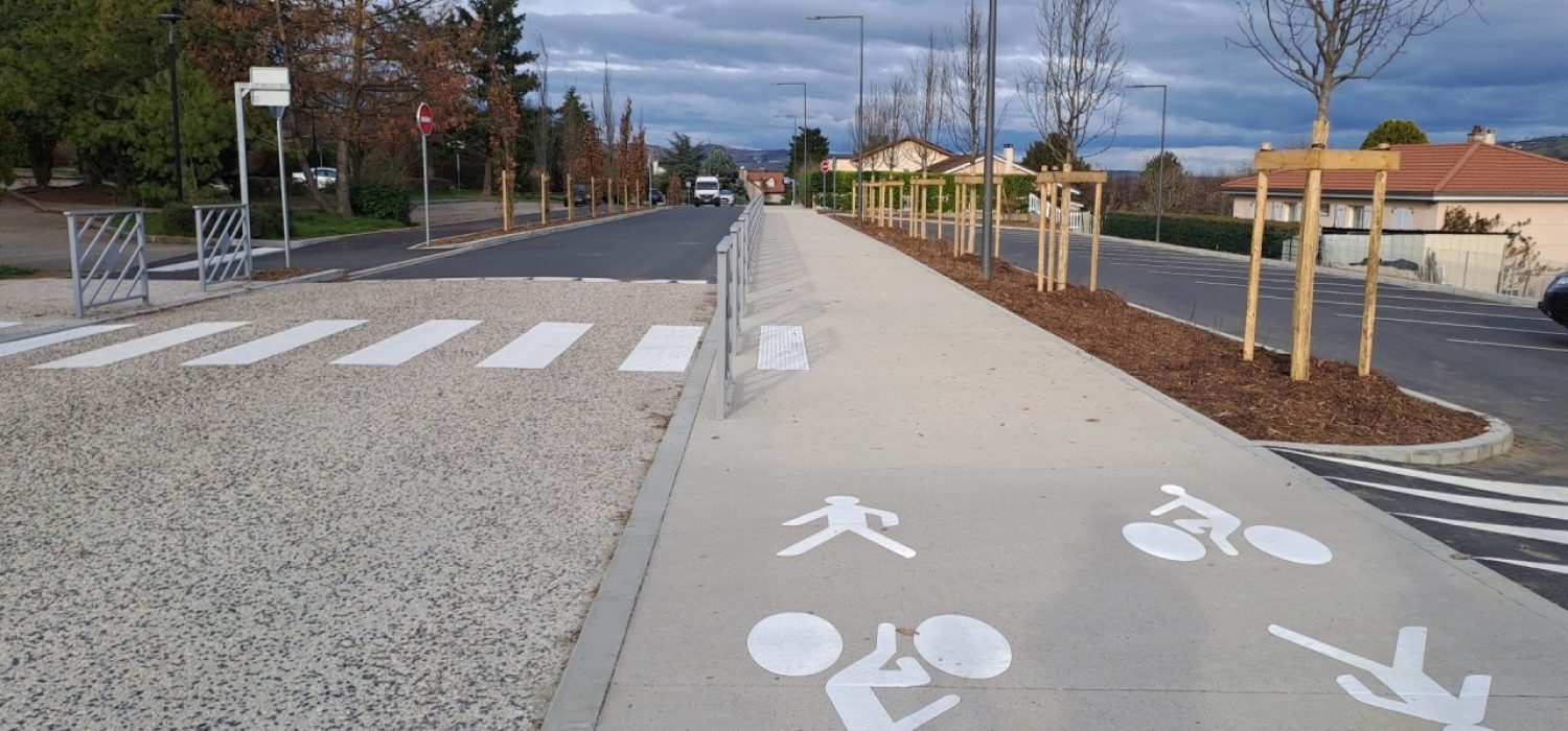 Aménagement d’avenue à L’arbresle Aménagement d'avenue à L'arbresle