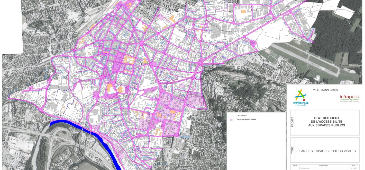 PG1 – Plan espaces publics visités d’Annemasse PG1 - Plan espaces publics visités d'Annemasse